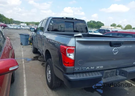 2019 Nissan Titan Xd S Gas из США, поврежденный, VIN 1N6AA1F33KN516123